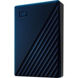 WD My Passport for Mac 5 To, Disque dur Bleu/Noir, WDBA2F0050BBL-WESN, Micro-USB-B 3.2 Gen 1 (5 Gbit/s)