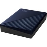 WD My Passport for Mac 5 To, Disque dur Bleu/Noir, WDBA2F0050BBL-WESN, Micro-USB-B 3.2 Gen 1 (5 Gbit/s)