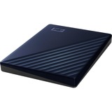 WD My Passport for Mac disque dur externe 2000 Go Bleu Bleu/Noir, 2000 Go, 3.2 Gen 1 (3.1 Gen 1), Bleu