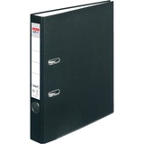 Herlitz 05450804 classeur à anneaux A4 Noir, Dossier Noir, A4, Polypropylène (PP), Noir, 5 cm, 1 pièce(s)