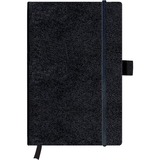 Herlitz 10789428 bloc-notes A5 96 feuilles Noir, Bloc note Noir, Monochromatique, Noir, A5, 96 feuilles, 80 g/m², Papier quadrillé