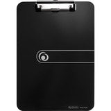 Herlitz 11205663 bloc-notes Plastique, Polystyrène Noir, Porte-documents Noir, Noir, Plastique, Polystyrène