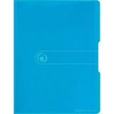 Herlitz 11207354 protège-documents de présentation 20 pochettes A4, Dossier Transparent/Bleu, Bleu, Transparent, Polypropylène (PP), 20 pochettes, Portrait, A4, 1 pièce(s)