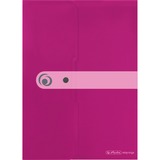 Herlitz 11217122 fichier Polypropylène (PP) Rose A4, Sac rose fuchsia, A4, Polypropylène (PP), Rose, 1 pièce(s)