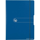 Herlitz 11217213 bloc-notes Bleu, Porte-documents Bleu
