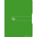 Herlitz 11226198 protège-documents de présentation 20 pochettes A4, Dossier Vert, Vert, Polypropylène (PP), 20 pochettes, Portrait, A4, 1 pièce(s)
