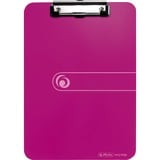 Herlitz 11226404 bloc-notes Plastique, Polystyrène Rouge, Porte-documents Violet, Rouge, Plastique, Polystyrène