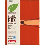 Herlitz 11279858 fichier Polypropylène (PP) Orange A4, Dossier Orange, A4, Polypropylène (PP), Orange, Paysage/portrait, 4 mm, Elastique