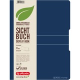 Herlitz 11282910 protège-documents de présentation 20 pochettes A4, Dossier bleu foncé, Bleu, Polypropylène (PP), 20 pochettes, Portrait, A4, 1 pièce(s)