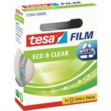 tesa Eco & Clear 33 m Transparent 1 pièce(s), Ruban adhésif Transparent, 33 m, Transparent, 19 mm, 1 pièce(s)