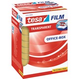 tesa tesafilm 66 m Polypropylène Transparent 10 pièce(s), Ruban adhésif Transparent, 66 m, Transparent, Polypropylène, 15 mm, Boîte, 10 pièce(s)