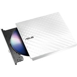 ASUS SDRW-08D2S-U Lite DVD±R/RW, Graveur DVD externe Blanc brillant, M-DISC, Retail, Vente au détail