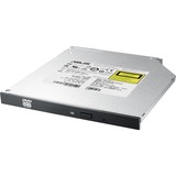 ASUS SDRW-08U1MT lecteur de disques optiques Interne DVD-RW Noir, Graveur de DVD Noir, Noir, Plateau, horizontale, Ordinateur portable, DVD-RW, SATA, Vente au détail