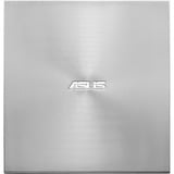 ASUS ZenDrive U9M lecteur de disques optiques DVD±RW Argent, Graveur DVD externe Argent, Argent, Plateau, horizontale, Ordinateur portable, DVD±RW, USB 2.0