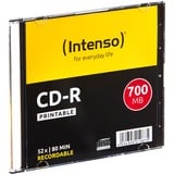 Intenso CD-R 700 Mo 52x, 10 pièces, Imprimable
