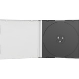 MediaRange BOX21 étui disque optique Boîtier double 1 disques Noir, Transparent, Étui de protection Boîtier double, 1 disques, Noir, Transparent, Plastique, 120 mm, 140 mm, En vrac