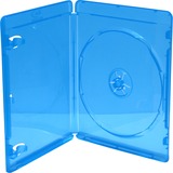 MediaRange BOX38 étui disque optique Boîtier Blu-ray 1 disques Bleu, Étui de protection Boîtier Blu-ray, 1 disques, Bleu, Plastique, 120 mm, 134 mm, Vente au détail