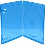 MediaRange BOX39-50 étui disque optique Boîtier Blu-ray 1 disques Bleu, Transparent, Étui de protection Bleu, Boîtier Blu-ray, 1 disques, Bleu, Transparent, Plastique, 120 mm, Résistant à la poussière, Résistant aux rayures
