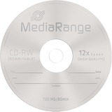 MediaRange MR235 CD vierge CD-RW 700 Mo 10 pièce(s) 12x, CD-RW, 700 Mo, Boîte à gâteaux, 10 pièce(s)