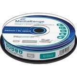 MediaRange MR468 DVD vierge 8,5 Go DVD+R DL 10 pièce(s), Support vierge DVD DVD+R DL, Boîte à gâteaux, 10 pièce(s), 8,5 Go