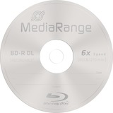 MediaRange MR508 disque vierge Blu-Ray BD-R DL 50 Go 25 pièce(s), Disques Blu-ray 50 Go, BD-R DL, Boîte à gâteaux, 25 pièce(s)