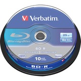 Verbatim BD-R SL 25GB 6 x 10 Pack Spindle 25 Go 10 pièce(s), Disques Blu-ray 25 Go, BD-R, Fuseau, 10 pièce(s), Vente au détail