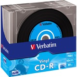 Verbatim CD-R 700 Mo Vinyl 52x, CD-R, 700 Mo, 10 pièce(s)