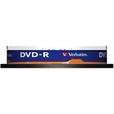 Verbatim DVD-R 4,7 Go, Support vierge DVD DVD-R, 120 mm, Fuseau, 10 pièce(s), 4,7 Go