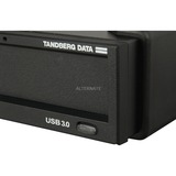 Tandberg Lecteur externe RDX QuikStor, noir, interface USB3+, Lecteur RDX noir, interface USB3+, Disque de stockage, Cartouche RDX, USB, RDX, 15 ms, 550000 h