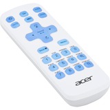 Acer MC.JQ011.005 télécommande IR Wireless Universel Appuyez sur les boutons, Commande à distance Blanc/Bleu, Universel, IR Wireless, Appuyez sur les boutons, Blanc