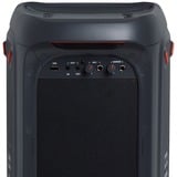 JBL PartyBox 100, Haut-parleur Noir, 45 - 18000 Hz, Noir, Secteur, Batterie, 100-240 V, 14,4 V, 290 mm