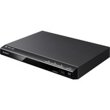 Sony Lecteur DVD avec technologie d'amélioration de l'image Noir, NTSC, PAL, 1080p, 12-bit/108MHz, DTS, Dolby Digital, AAC, LPCM, MP3, WMA, JPG