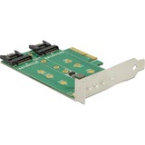DeLOCK 89518 carte et adaptateur d'interfaces Interne M.2, SATA, Contrôleur PCIe, M.2, SATA, PCIe 3.0, Windows 10 Education, Windows 10 Education x64, Windows 10 Enterprise, Windows 10 Enterprise x64,..., Boîte