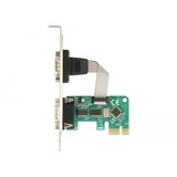 DeLOCK 89918 carte et adaptateur d'interfaces Interne Série PCIe, Série, PCIe 1.1, RS-232, WCH CH382L, 5, 6, 7, 8