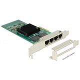 DeLOCK 89946 carte réseau Interne Ethernet 1000 Mbit/s Interne, Avec fil, PCI Express, Ethernet, 1000 Mbit/s