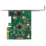 DeLOCK 90298 carte et adaptateur d'interfaces Interne USB 3.2 Gen 1 (3.1 Gen 1), Contrôleur USB PCIe, USB 3.2 Gen 1 (3.1 Gen 1), PCIe 3.0, Chine, Asmedia ASM3142, 10 Gbit/s