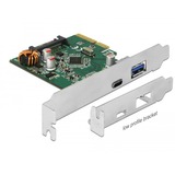 DeLOCK 90299 carte et adaptateur d'interfaces Interne USB 3.2 Gen 1 (3.1 Gen 1), Contrôleur USB PCIe, USB 3.2 Gen 1 (3.1 Gen 1), PCIe 3.0, Chine, Asmedia ASM3142, 10 Gbit/s