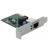 DeLOCK 90381 carte réseau Interne Ethernet 100 Mbit/s Interne, Avec fil, PCI Express, Ethernet, 100 Mbit/s