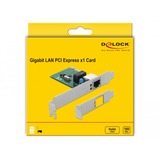 DeLOCK 90381 carte réseau Interne Ethernet 100 Mbit/s Interne, Avec fil, PCI Express, Ethernet, 100 Mbit/s