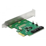 DeLOCK 90392 carte et adaptateur d'interfaces Interne SATA, Carte RAID PCIe, SATA, PCIe 2.0, 0, 1