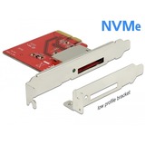 DeLOCK 91748 lecteur de carte mémoire PCI Express Interne Métallique, Rouge, Adaptateur CF, Métallique, Rouge, PCI Express, Windows 10, Windows 10 Pro x64, Windows 7, Windows 7 x64, Windows 8.1, Windows 8.1 x64, 1 pièce(s), Boîte