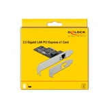 DeLOCK Carte PCI Express x1 pour 1x 2,5 GB LAN, Carte réseau 