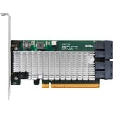 HighPoint SSD7120 contrôleur RAID PCI Express x8 3.0 8 Gbit/s, Carte RAID PCI Express 3.0, SATA, PCI Express x8, 0, 1, 1+0, JBOD, 8 Gbit/s, Low Profile MD2 Card, CLI, API package