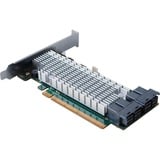 HighPoint SSD7120 contrôleur RAID PCI Express x8 3.0 8 Gbit/s, Carte RAID PCI Express 3.0, SATA, PCI Express x8, 0, 1, 1+0, JBOD, 8 Gbit/s, Low Profile MD2 Card, CLI, API package