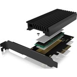 ICY BOX Adaptateur IB-PCI214M2-HSL Noir