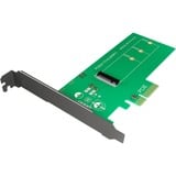 ICY BOX IB-PCI208 carte et adaptateur d'interfaces Interne M.2, Convertisseur PCIe, M.2, PCIe 3.0, Vert, Chine, 32 Gbit/s