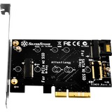 SilverStone ECM20 carte et adaptateur d'interfaces Interne PCIe, SATA, Serial ATA-Controller M.2, PCIe, SATA, Noir