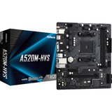 ASRock A520M-HVS AMD A520 Emplacement AM4 micro ATX carte mère socket AM4 AMD, Emplacement AM4, AMD Ryzen™ 3 de 3e génération, AMD Ryzen 5 de 3e génération, AMD Ryzen™ 7 de 3e..., DDR4-SDRAM, 64 Go, DIMM