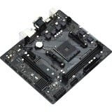 ASRock A520M-HVS AMD A520 Emplacement AM4 micro ATX carte mère socket AM4 AMD, Emplacement AM4, AMD Ryzen™ 3 de 3e génération, AMD Ryzen 5 de 3e génération, AMD Ryzen™ 7 de 3e..., DDR4-SDRAM, 64 Go, DIMM
