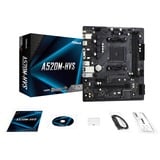 ASRock A520M-HVS AMD A520 Emplacement AM4 micro ATX carte mère socket AM4 AMD, Emplacement AM4, AMD Ryzen™ 3 de 3e génération, AMD Ryzen 5 de 3e génération, AMD Ryzen™ 7 de 3e..., DDR4-SDRAM, 64 Go, DIMM